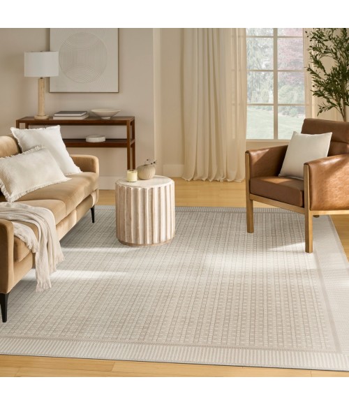 Nourison Nordic Ivory NRC03 8 ft. X 10 ft. Rect. Rug