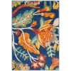 Nourison Allur - Alr09 Navy Multicolor Area Rug 2 ft. X 3 ft. Rectangle