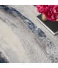 Inspire Me! Home Décor Brushstrokes Area Rug Inspire Me! Home Décor Brushstrokes Area Rug BSK02 Grey/Navy