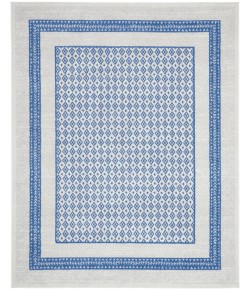 Nourison Whimsicle - Whs13 Ivory Blue Area Rug 8 ft. X 10 ft. Rectangle