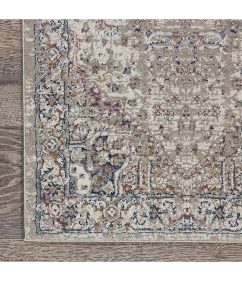 Royal Terrace Area Rug Kathy Ireland Royal Terrace Area Rug KI46 Ivory/Multi 8'10" x 11'10"