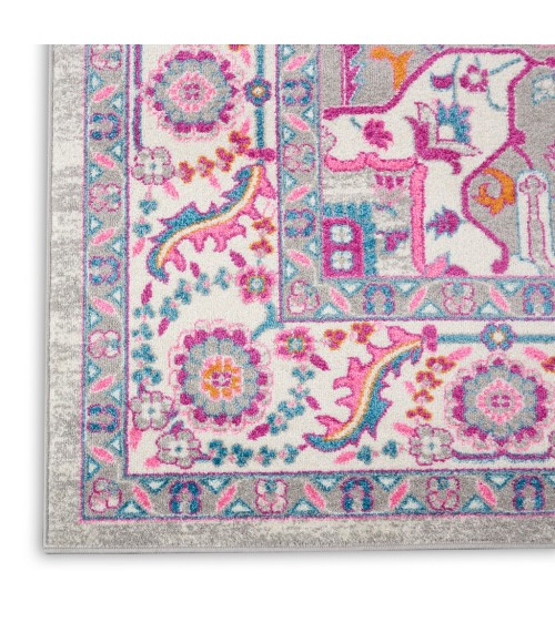 Nourison Passion Area Rug PSN20-Light Grey/Pink