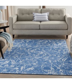 Nourison Whimsicle - Whs05 Blue Area Rug 6 ft. X 9 ft. Rectangle