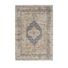 kathy ireland Home Ki25 Malta - Mai11 Ivory Blue Area Rug 3 ft. 11 X 5 ft. 7 Rectangle