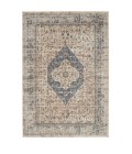 kathy ireland Home Malta Area Rug MAI11-Ivory/Blue