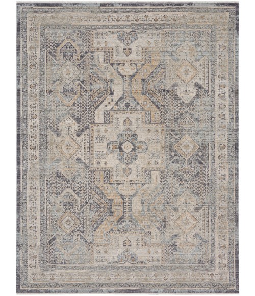 Nourison Lynx Ivory Charcoal LNX01 12 ft. X 16 ft. Rect. Rug