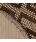 Nourison Home Versatile Brown NRV01 4 ft. Round Rug