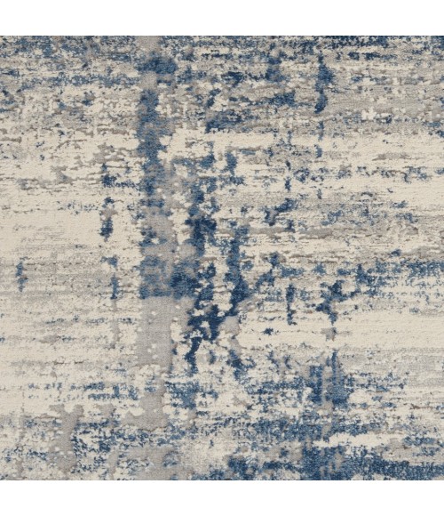 Nourison RUSTIC TEXTURES Area Rug Nourison Rustic Textures Area Rug RUS10-Ivory/Blue