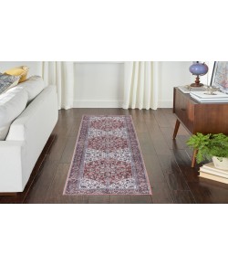 Nourison Home New Concept Washable Brick Ivory SR104 2 ft. 2 in. X 10 ft. Rectangle Rug