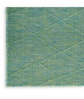 Nourison Washable Solutions Blue/Green WSL01 8 ft. Rect. Rug