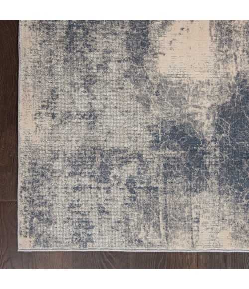 Nourison Rustic Textures Area Rug RUS02-Blue/Ivory