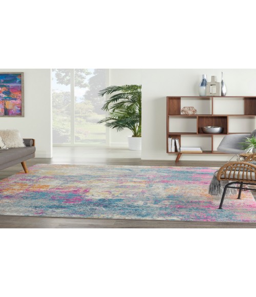 Nourison Passion Ivory Multicolor Rug PSN36 6 ft. X 9 ft. Rectangle - Rugs Town Nourison Passion Ivory Multicolor PSN36 6 ft. X 9 ft. Rectangle Rug
