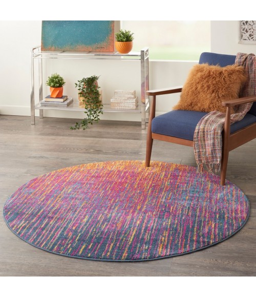 Nourison Passion Round Area Rug PSN09-Multicolor