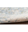 Nourison Astra Machine Washable Teal Beige ASW16 2 ft. X 6 ft. Rectangle Rug