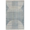 Nourison Astra Machine Washable Blue ASW03 3 ft. 3 in. X 5 ft. Rectangle Rug