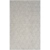 Nourison Wool Haven Grey WOH01 5 ft. 3 in. X 7 ft. 3 in. Rectangle Rug