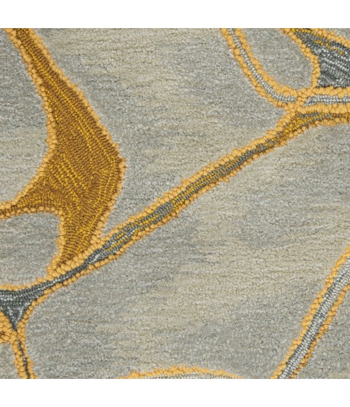 Nourison Symmetry Area Rug SMM05-Grey/Yellow