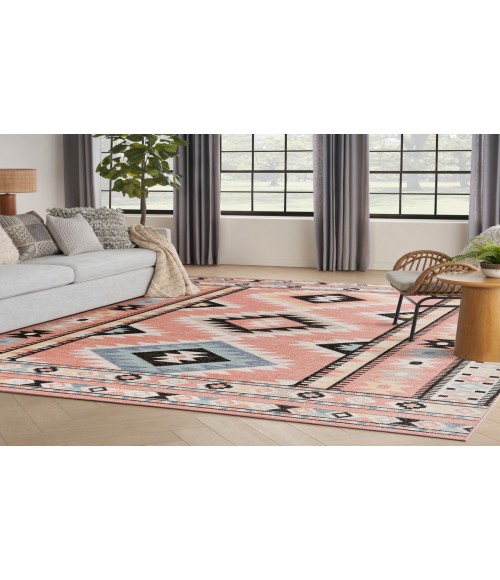 Nourison Washable Decor Ivory Multicolor Rug WSD04 7 ft. 10 in. X 10 ft. Rectangle - Rugs Town Nourison Washable Decor Ivory Multicolor WSD04 7 ft. 10 in. X 10 ft. Rectangle Rug