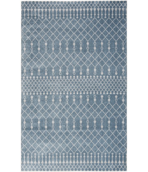 Nourison Astra Machine Washable Blue Rug ASW10 10 ft. X 14 ft. Rectangle - Rugs Town Nourison Astra Machine Washable Blue ASW10 10 ft. X 14 ft. Rectangle Rug