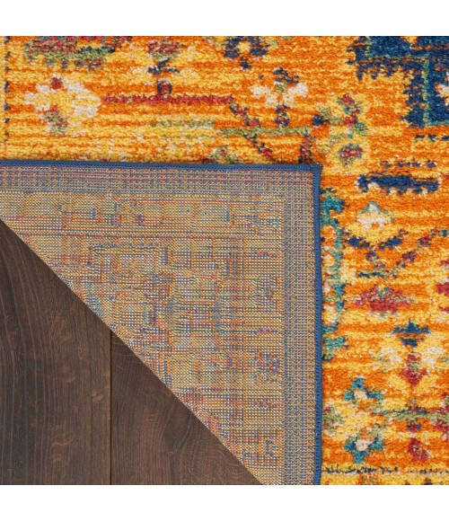 Nourison ALLUR Area Rug Nourison Allur Area Rug ALR04-Orange Multicolor