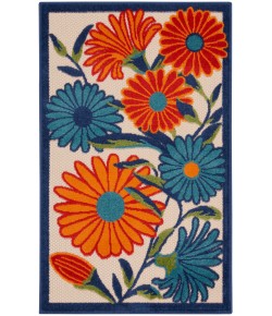 Nourison Aloha Multicolor ALH33 2 ft. 8 in. X 4 ft. Rectangle Rug