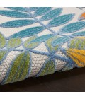 Aloha Area Rug Nourison Aloha Area Rug ALH18 Ivory/Multi 2'3" x 10'