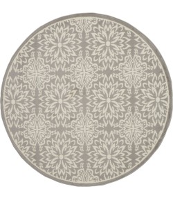 Nourison Home Jubilant JUB06 Ivory Grey 5 ft. 3 in. Round Area Rug
