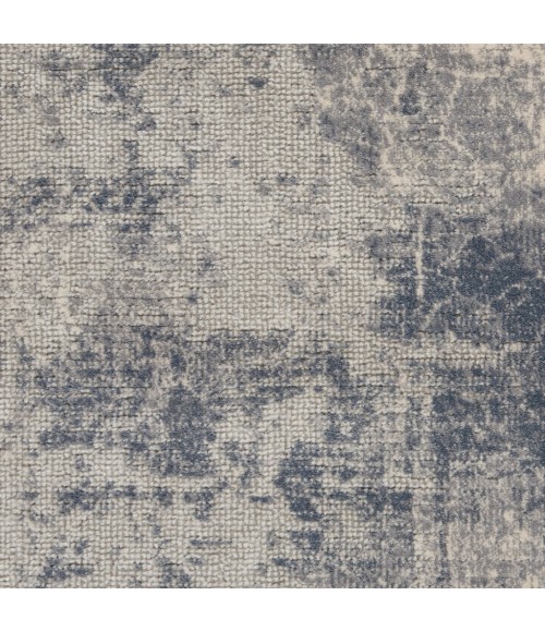 Nourison Rustic Textures Area Rug RUS02-Blue/Ivory