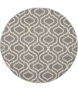 Nourison Jubilant - Jub19 Grey Area Rug 5 ft. 3 X Round