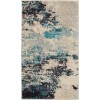 Nourison Celestial - Ces02 Ivory Teal Blue Area Rug 2 ft. 2 X 3 ft. 9 Rectangle