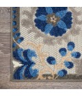 Nourison Aloha Runner Area Rug ALH17-Natural/Blue