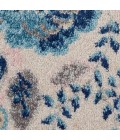 Nourison Tranquil Runner Area Rug TRA02-Ivory/Light Blue