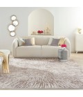 Inspire Me! Home Décor Metallic Area Rug MTL01 Grey/Mocha