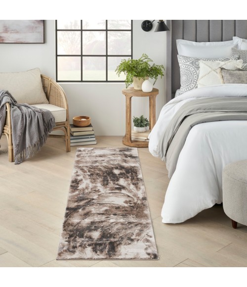 Kathy Ireland American Manor Area Rug AMR03 Iv/Mocha 2'2" x 7'6"