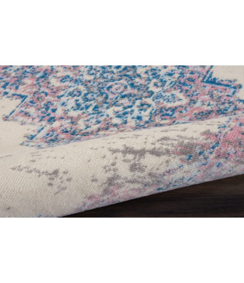 Nourison Grafix Ivory Pink GRF14 2 ft. X 6 ft. Rectangle Rug