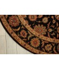Nourison Living Treasures Round Area Rug LI05-Black