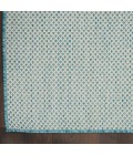 Nourison Courtyard Area Rug COU01-Ivory Aqua