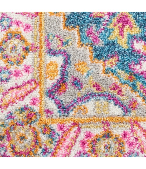 Nourison Passion Area Rug PSN20-Teal Multicolor