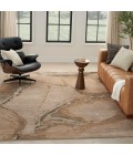 Nourison Silk Shadows Beige Silver SHA24 6 ft. X 8 ft. Rect. Rug