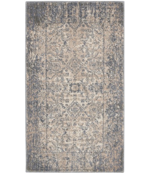 Kathy Ireland Moroccan Celebration Area Rug KI3M1-Ivory/Slate