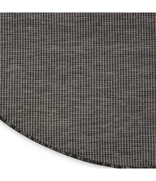 Nourison Positano Round Area Rug POS01-Charcoal