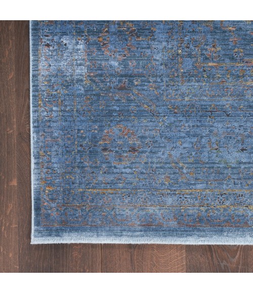 Nourison Luxurious Blue LRS01 9 ft. X 12 ft. Rect. Rug