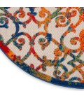 Nourison Aloha Round Area Rug ALH21-Multicolor