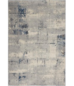 Nourison Grand Expressions - Ki55 Ivory Blue Area Rug 5 ft. 3 in. X 7 ft. 3 in. Rectangle