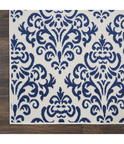 Nourison Grafix Area Rug GRF06-White/Blue