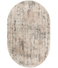 Nourison Concerto Beige Grey CNC01 6 ft. X 9 ft. Oval Rug
