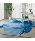 Nourison SYMMETRY Area Rug Nourison Symmetry Area Rug SMM01-Blue/Ivory