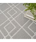 Nourison Modern Lines Area Rug MOL01 Silver