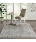 Nourison STARRY NIGHTS Area Rug Nourison Starry Nights Area Rug STN03-Silver/Cream