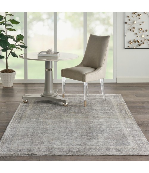 Nourison STARRY NIGHTS Area Rug Nourison Starry Nights Area Rug STN03-Silver/Cream